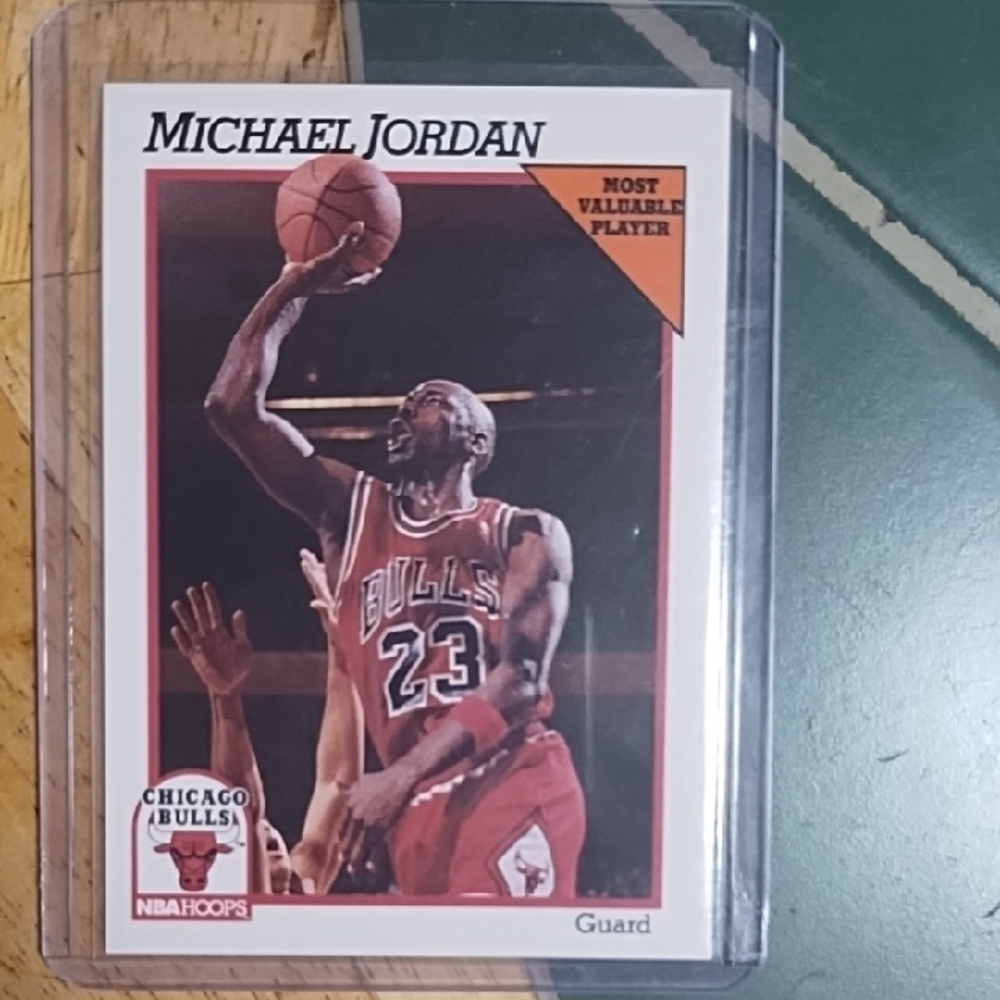 Pristine Condition Michael Jordan MVP NBA Hoops Trading Card #30.